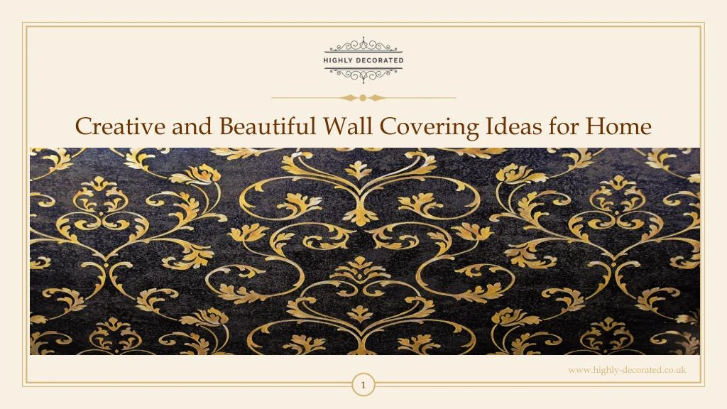 creative and beautiful wall covering ideas