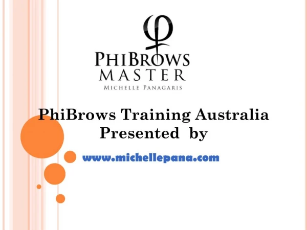 PhiBrows Training Australia