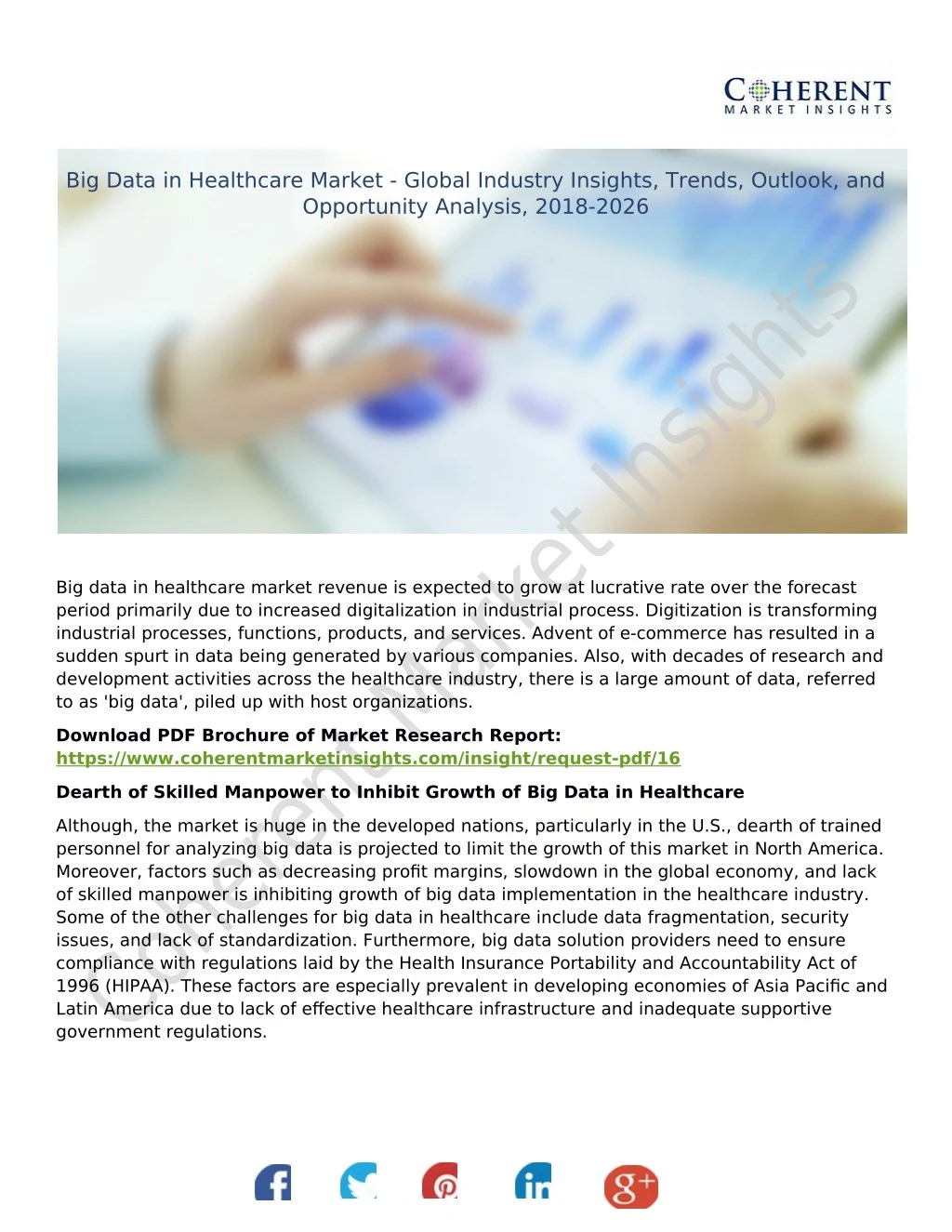 big data in healthcare market global industry