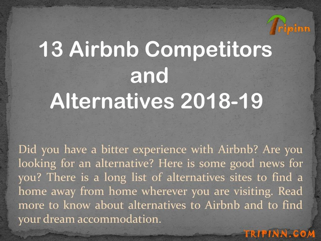 13 airbnb competitors and alternatives 2018 19