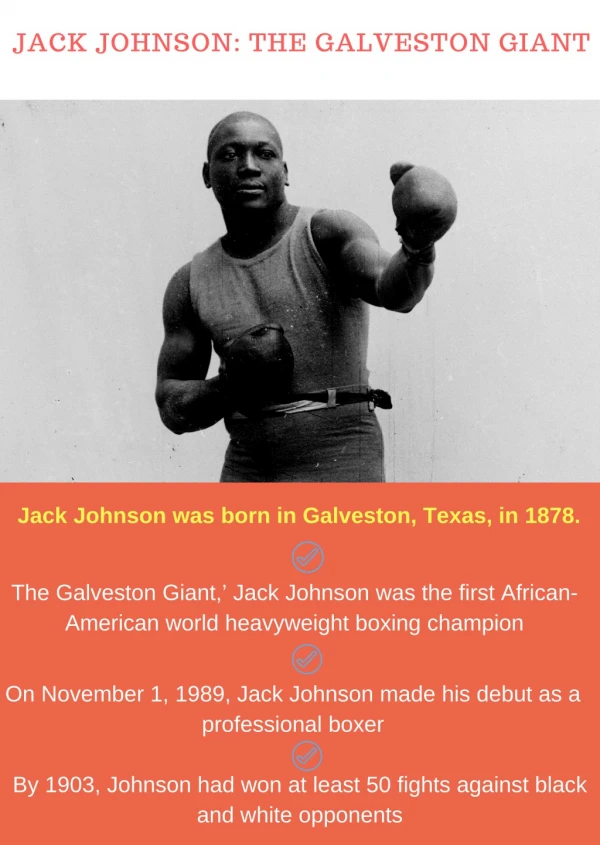 Jack Johnson: The Galveston Giant