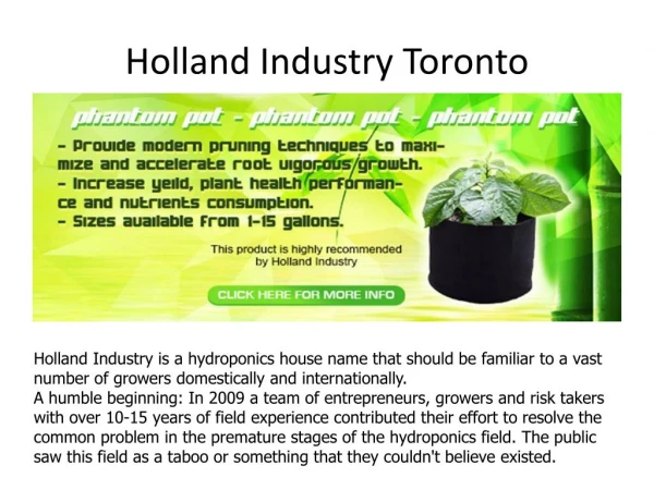 Hollandindustry.com : Grow Led Canada