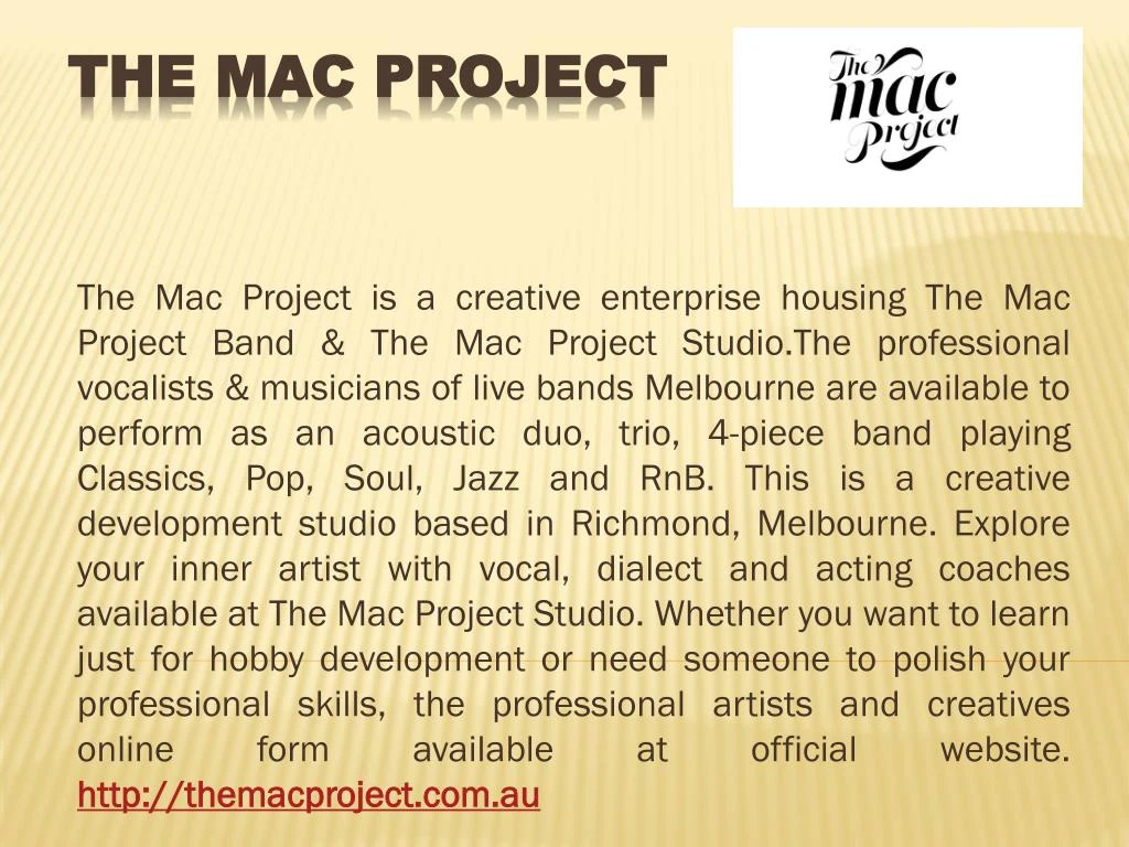 the mac project