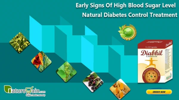 Early Signs of High Blood Sugar Level Natural Diabetes Control Treatment
