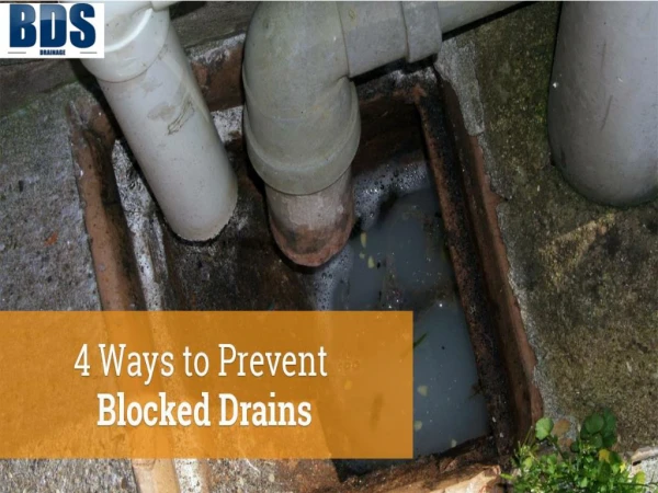 4 Ways to Prevent Blocked Drains