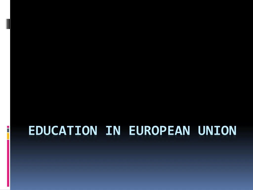 education in european union