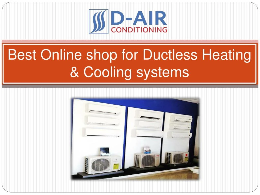 best online shop for ductless heating cooling
