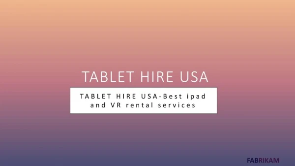 How iPad tablets are influencing business meetings and events