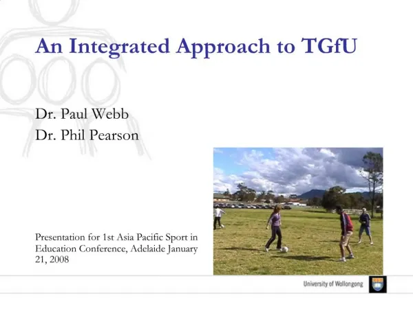 An Integrated Approach to TGfU