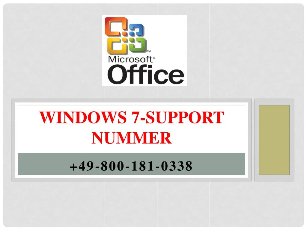 windows 7 support nummer