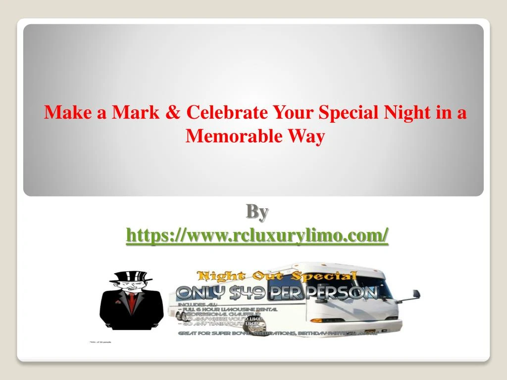 make a mark celebrate your special night in a memorable way