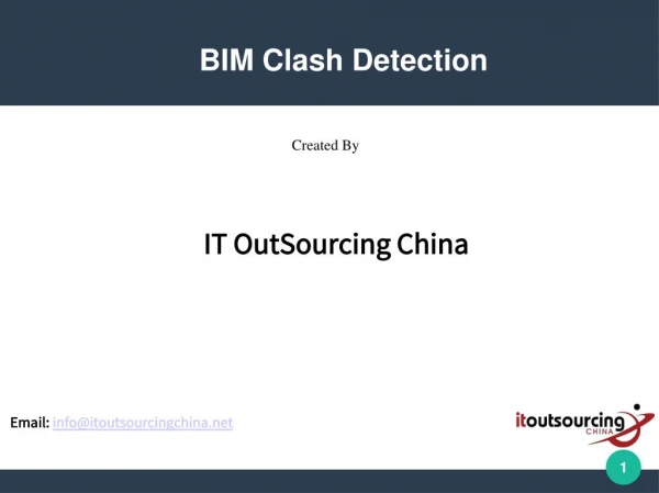 BIM Clash Detection - IT Outsourcing China