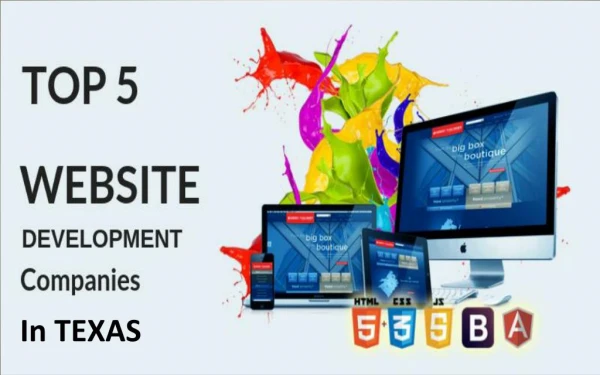 Top 5 Website Development Companies in Texas