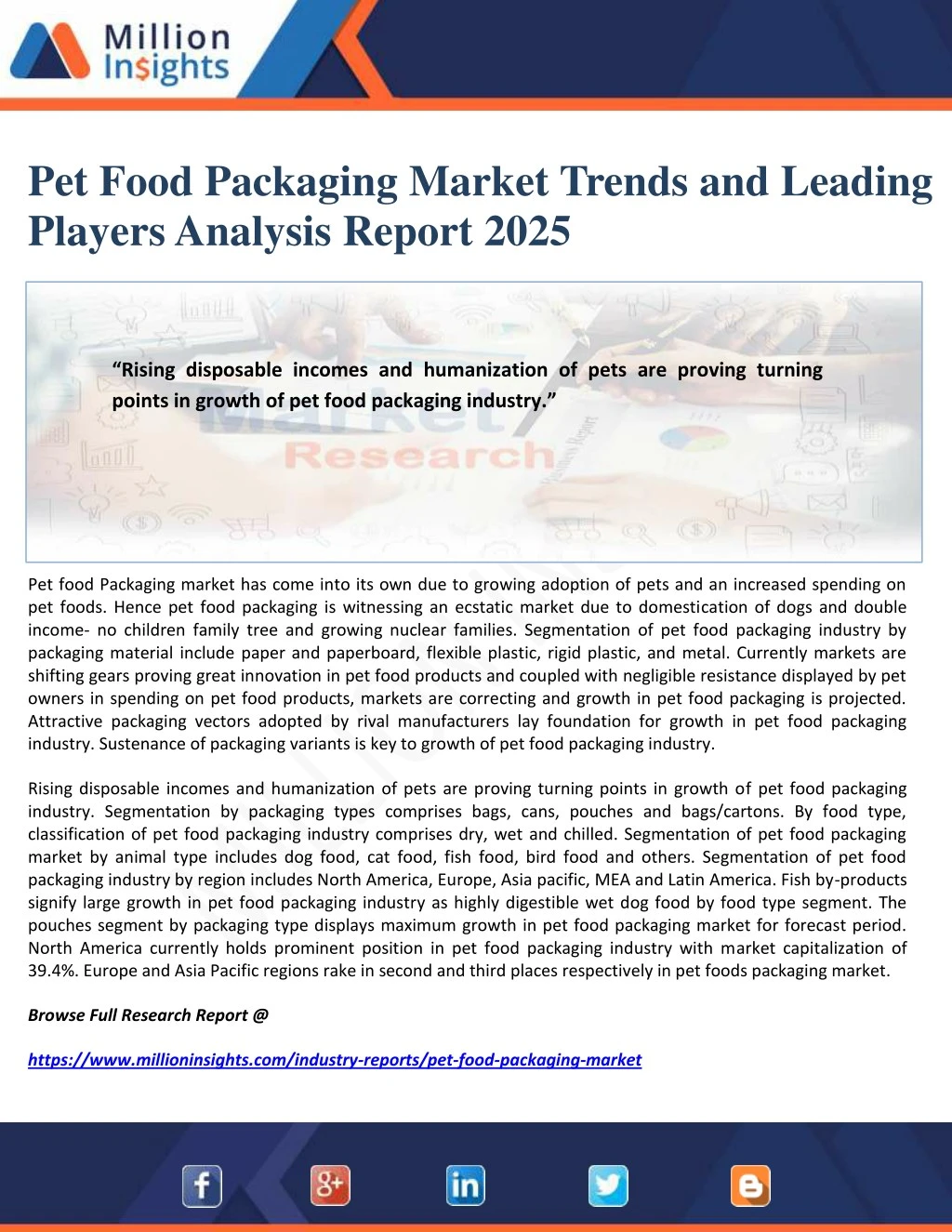pet food packaging market trends and leading