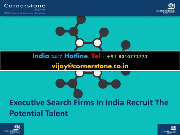 Executive Search Firms In India Recruit The Potential Talent