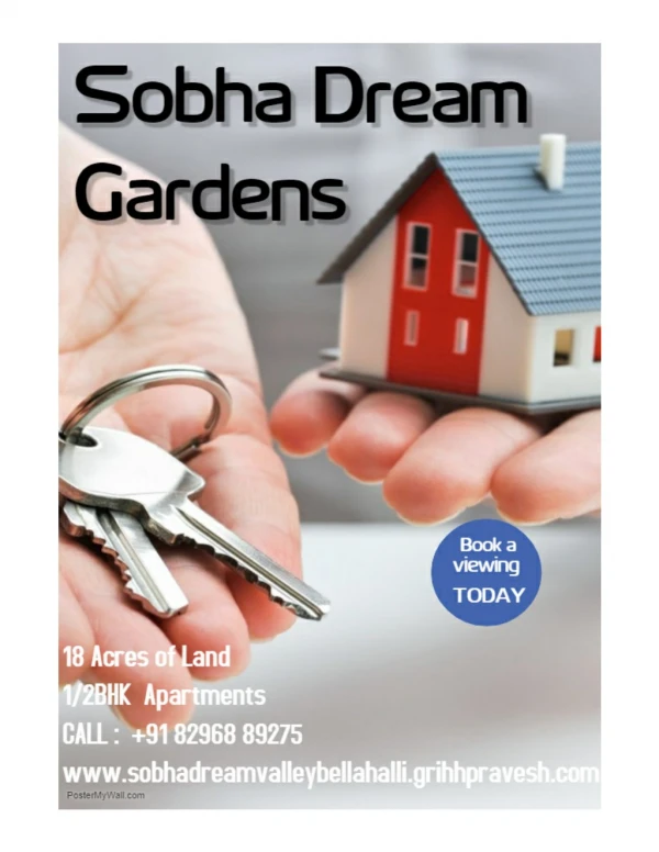 Sobha Dream Gardens - Call for Bookings