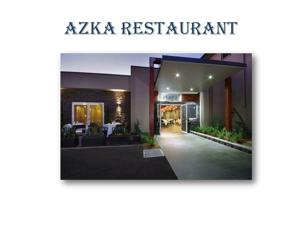 azka restaurant