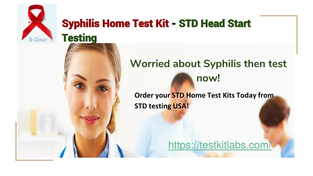 syphilis home test kit std head start testing