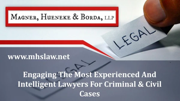 Intelligent Lawyers for Criminal & Civil Cases