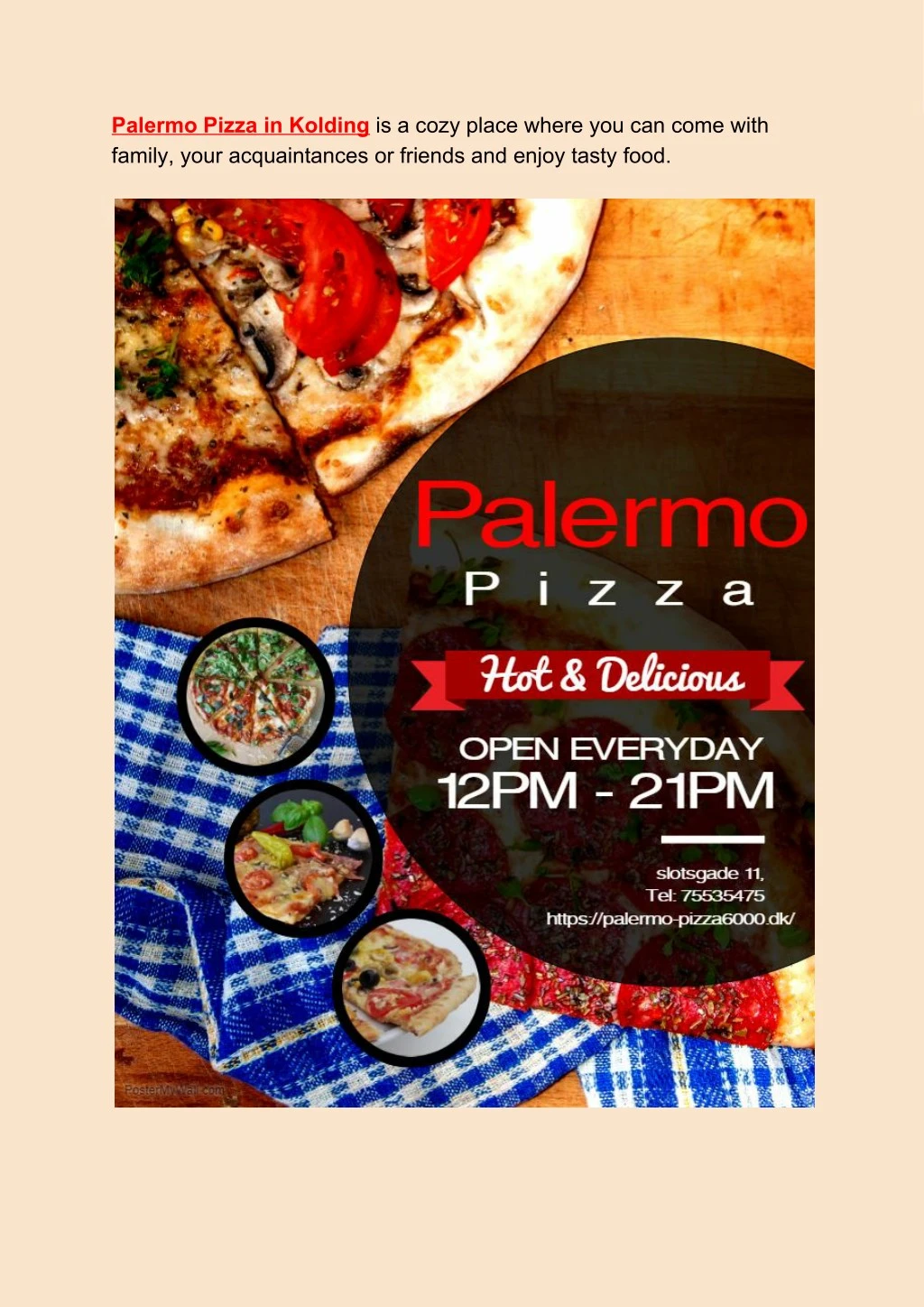 palermo pizza in kolding is a cozy place where