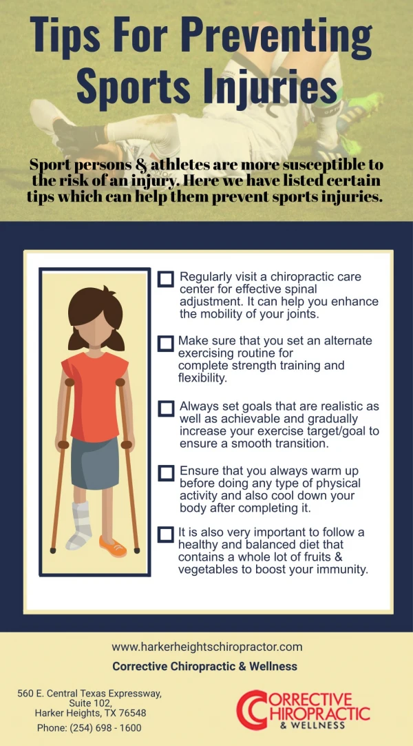 Tips For Preventing Sports Injuries