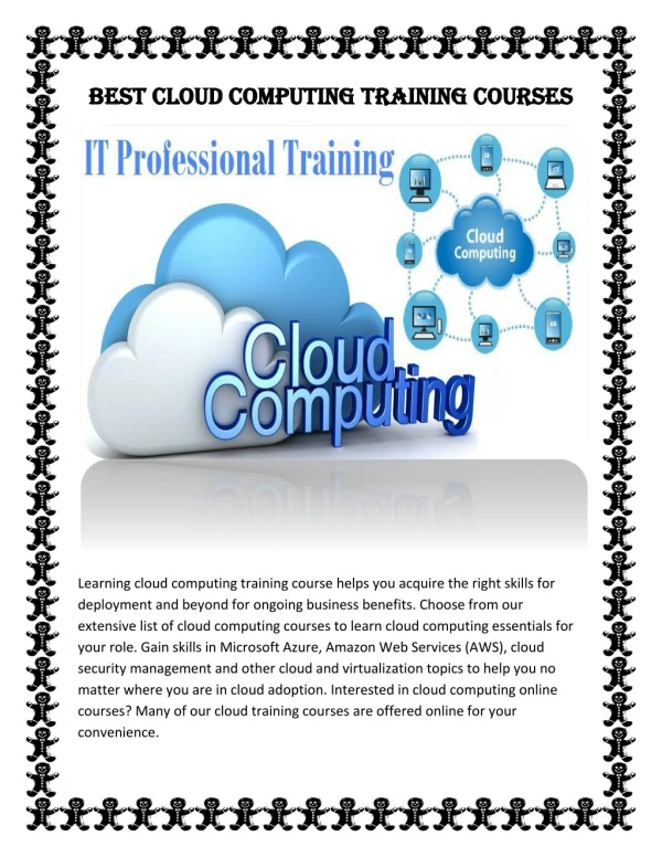 Best Cloud Computing Training Course