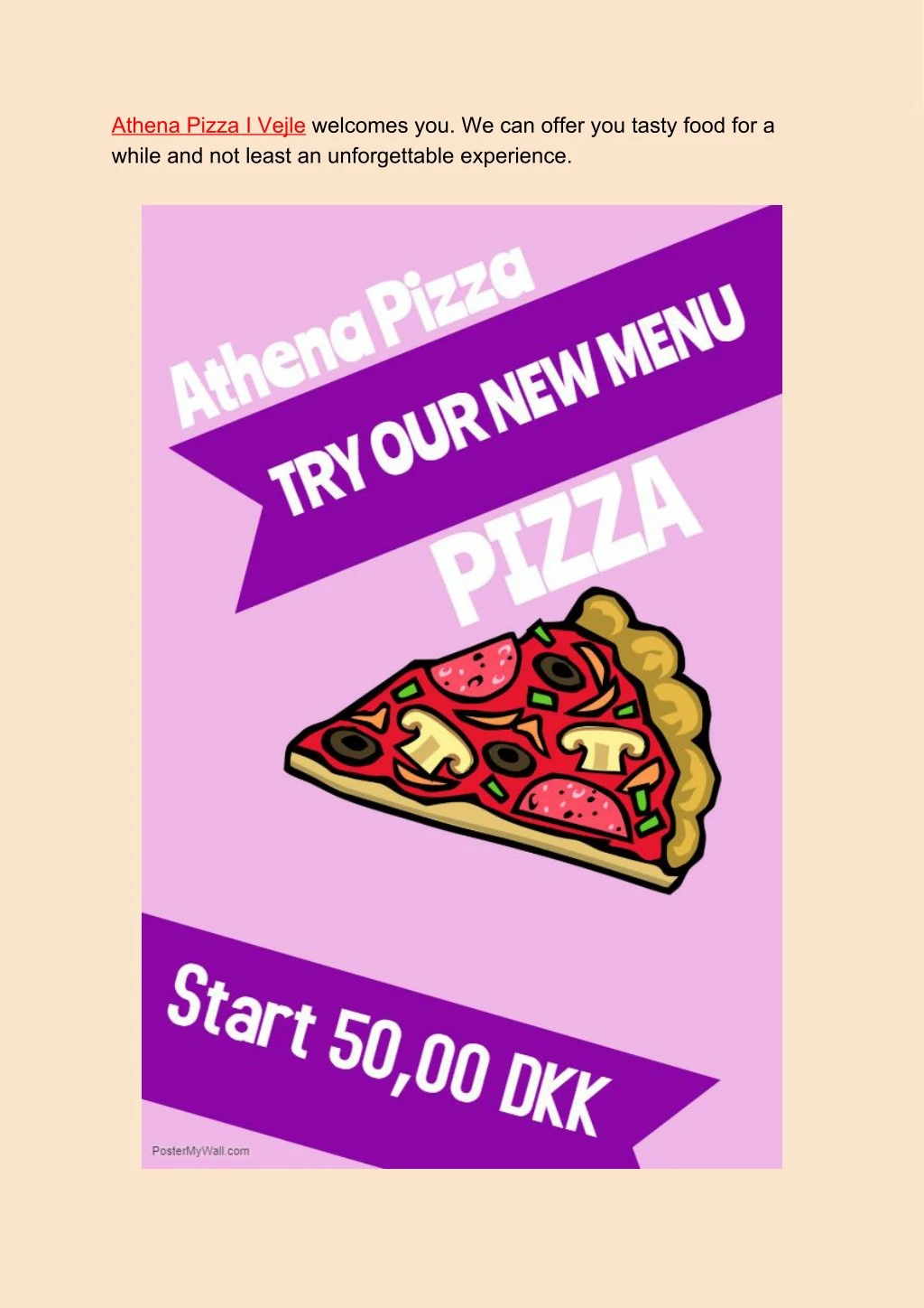 athena pizza i vejle welcomes you we can offer