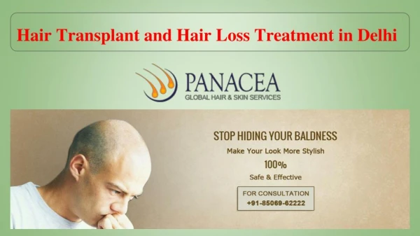 Hair Transplant and Hair Loss Treatment in Delhi