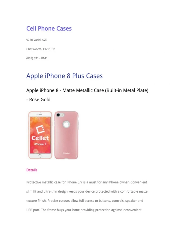 Buy Apple iPhone 8 Plus Cases