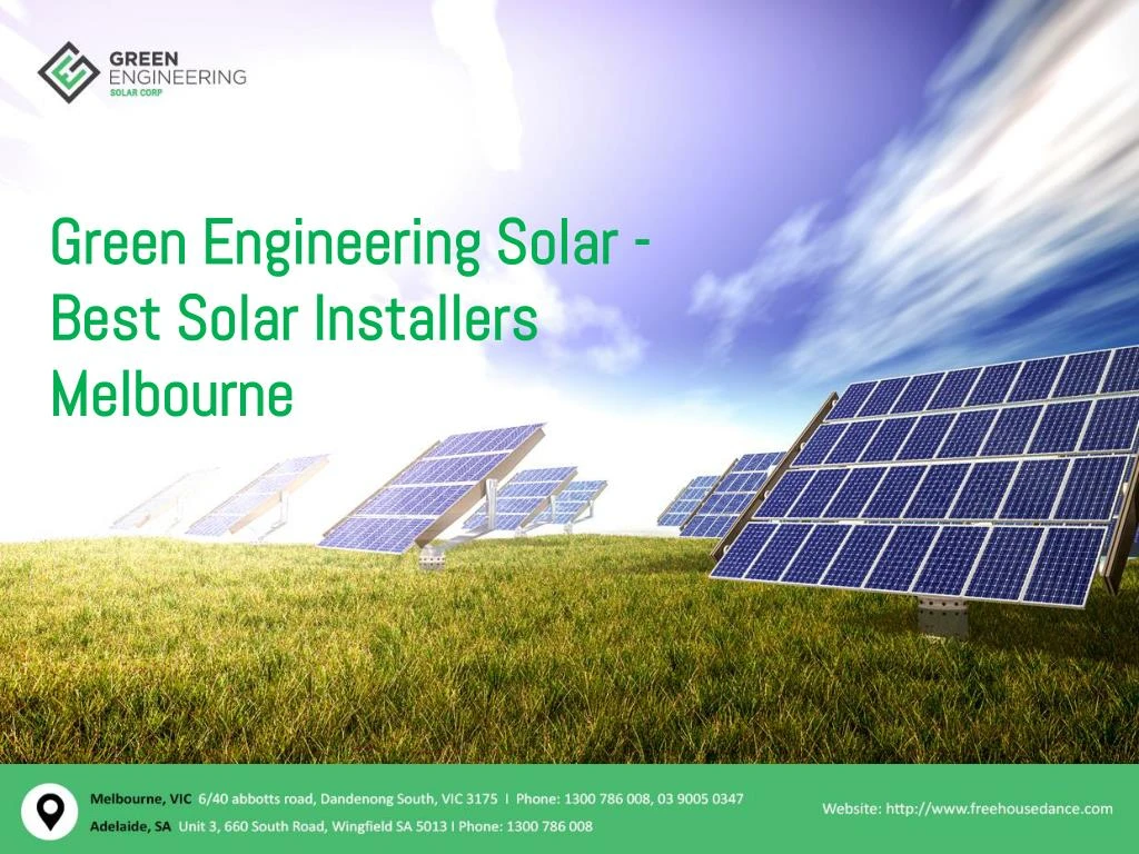 green engineering solar best solar installers