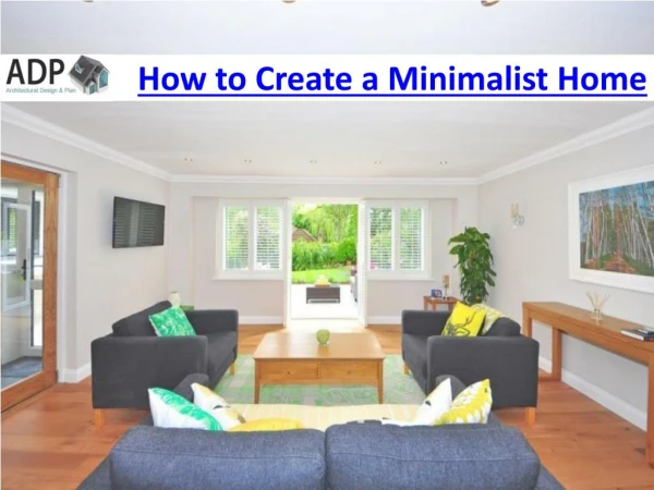 How to Create a Minimalist Home