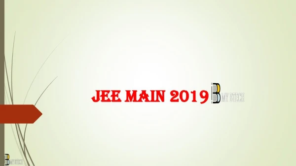 jee main 2019
