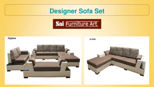 Add An Oomph Factor To Your Home with Designer Sofa Set
