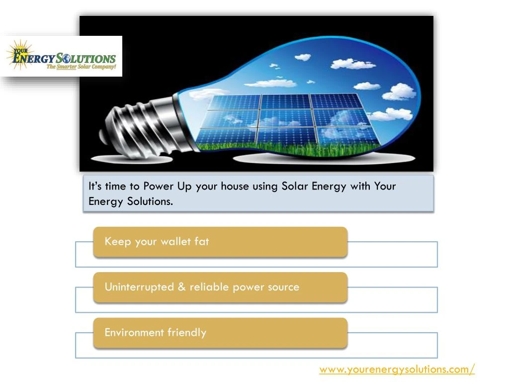 it s time to power up your house using solar