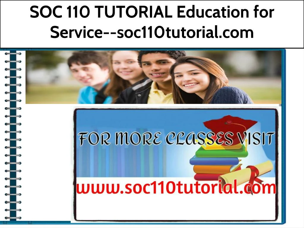 soc 110 tutorial education for service