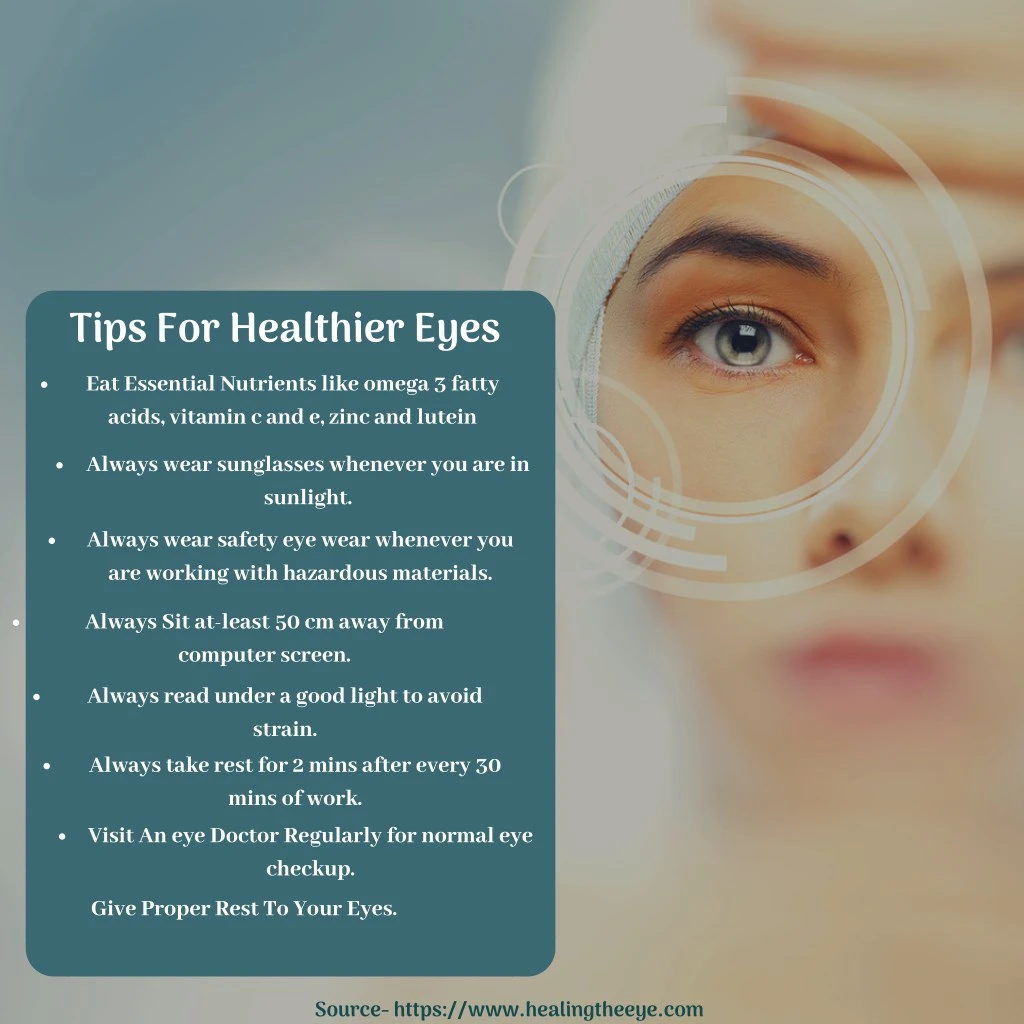 tips for healthier eyes eat essential nutrients