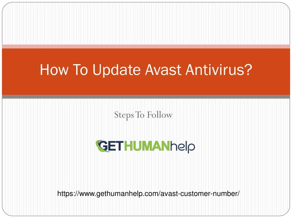 how to update avast antivirus