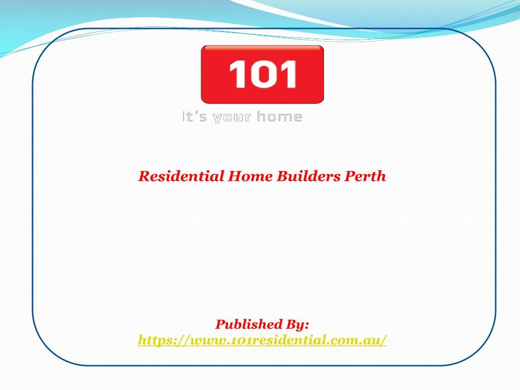 residential home builders perth published by https www 101residential com au