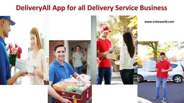 DeliveryAll App for all Delivery Service Business