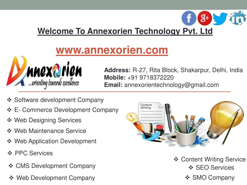 welcome to annexorien technology pvt ltd