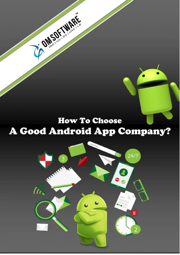 How To Choose A Good Android App Company?