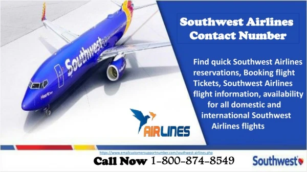 Get Best Deals in flight Call Southwest Airlines Contact Number 1-800-874-8549