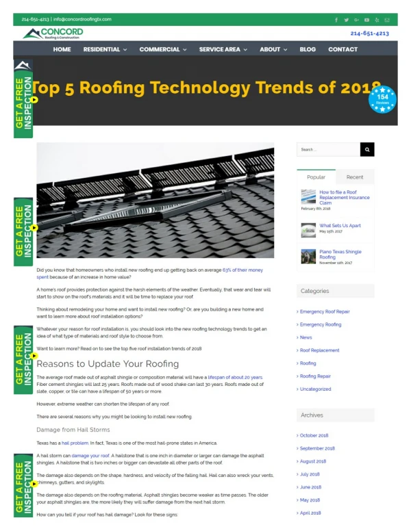 The Top 5 Roofing Trends of 2018