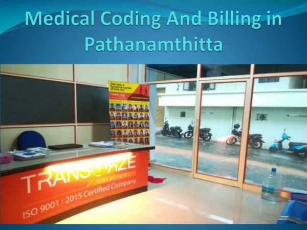 Medical Coding And Billing in Pathanamthitta