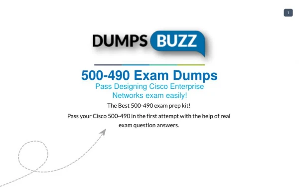 Latest and Valid 500-490 Braindumps - Pass 500-490 exam with New sample questions