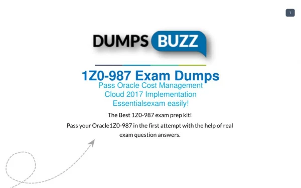 Oracle 1Z0-987 Test Braindumps to Pass 1Z0-987 exam questions