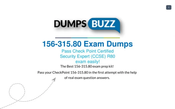 Buy 156-315.80 VCE Question PDF Test Dumps For Immediate Success