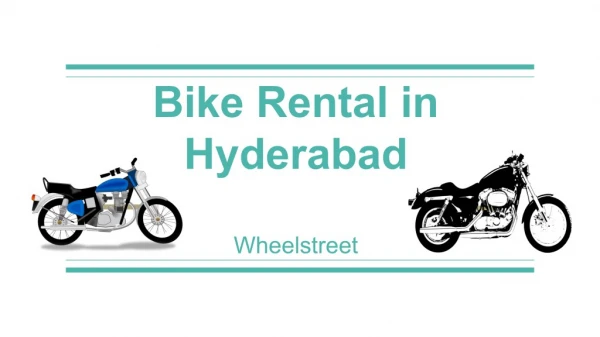 Rent a Bike in Hyderabad
