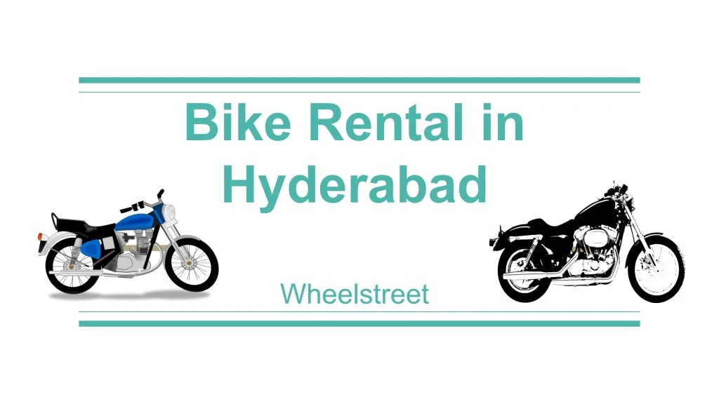 bike rental in hyderabad