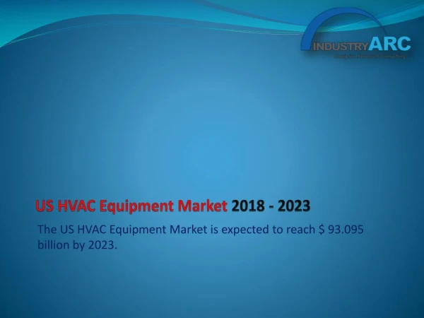 U.S. HVAC Equipment Market : share, market forecast, analysis and growth research report